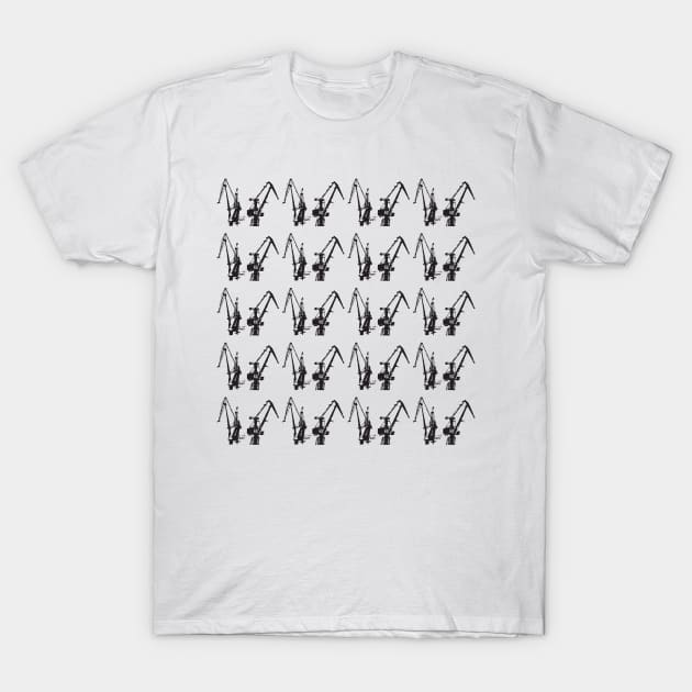 Danzig Cranes design T-Shirt by lkn